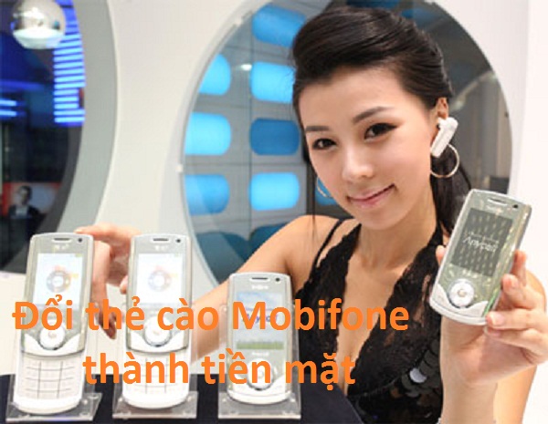 Đổi thẻ cào Mobifone thành tiền mặt