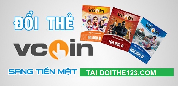 Đổi thẻ Vcoin thành tiền mặt chỉ 5 phút tại doithe123.com